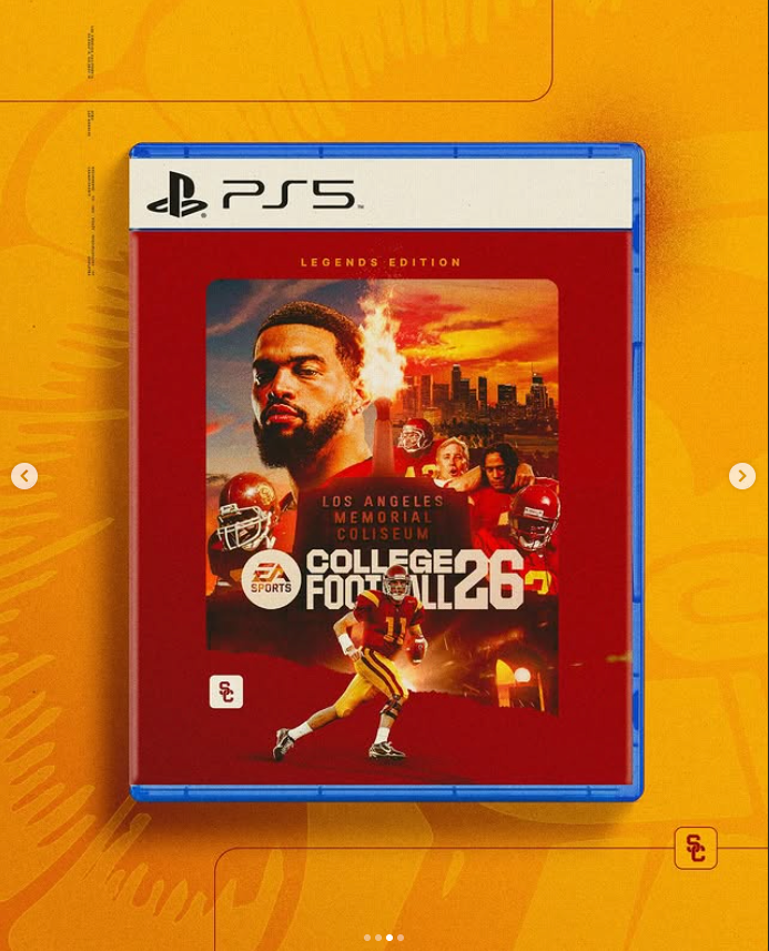 EA Sports College Football 26 Legends Edition cover concept